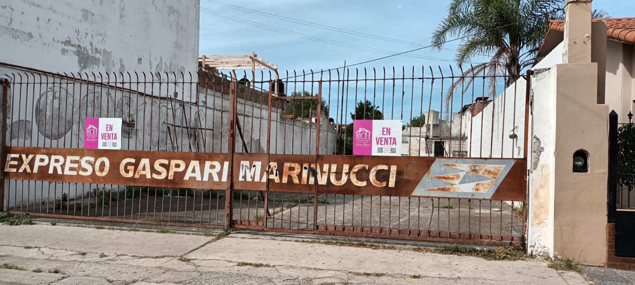 LOTE EN AVENIDA